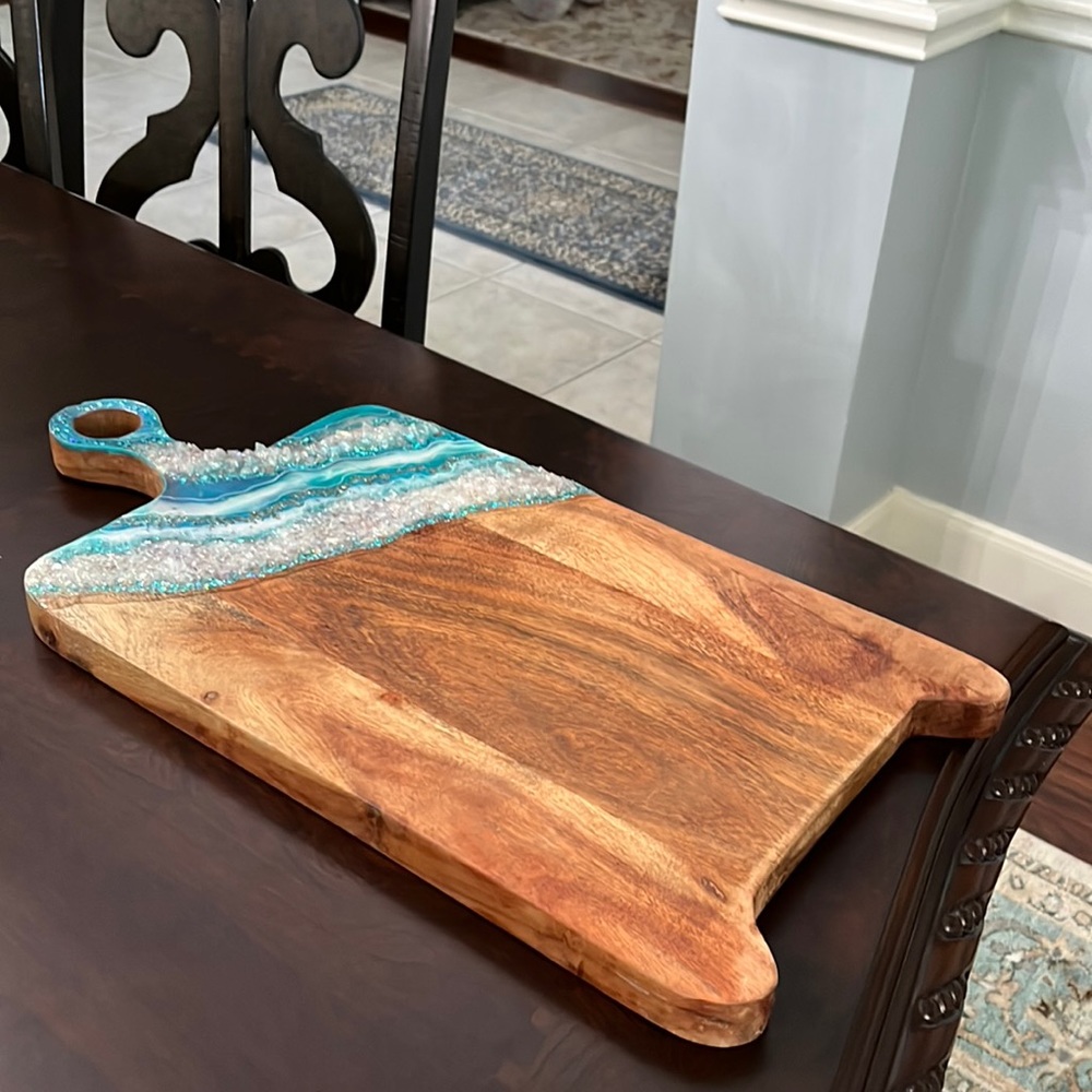 Hand made cutting board.